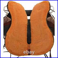 High Horse (Circle Y) 17 Oyster Creek Saddle Walnut Leather Wide #6808-1701-05
