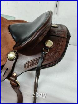 High Quality Australian Style Half Breed Aussie Leather Saddle