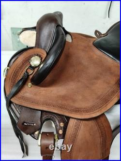 High Quality Australian Style Half Breed Aussie Leather Saddle