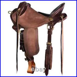 High Quality Australian Style Half Breed Aussie Stock Leather Saddle