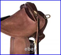 High Quality Australian Style Half Breed Aussie Stock Leather Saddle