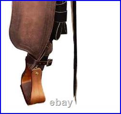 High Quality Australian Style Half Breed Aussie Stock Leather Saddle