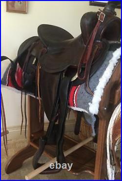 Highly Collectible Original N. Porter Saddle owned by Actor Dale Robertson's Wife