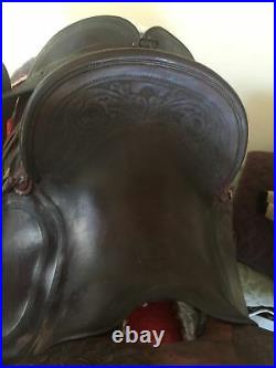 Highly Collectible Original N. Porter Saddle owned by Actor Dale Robertson's Wife