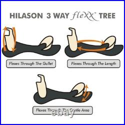 Hilason 15 In Flex Tree Western Horse Saddle American Leather Trail Barrel