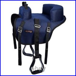 Hilason Buddy Child Seat For Horse Saddle Riding Navy Blue