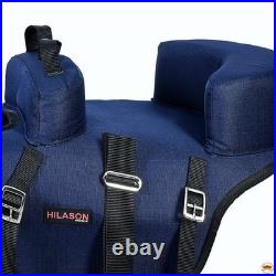 Hilason Buddy Child Seat For Horse Saddle Riding Navy Blue