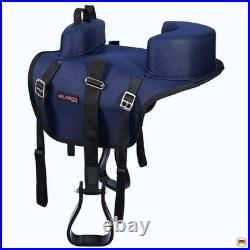 Hilason Buddy Child Seat For Horse Saddle Riding Navy Blue