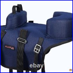 Hilason Buddy Child Seat For Horse Saddle Riding Navy Blue