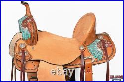Hilason Gaited Western Trail Pleasure Endurance Horse Saddle Tan