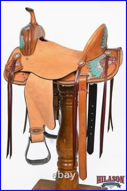 Hilason Gaited Western Trail Pleasure Endurance Horse Saddle Tan