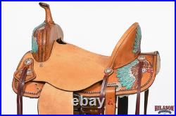 Hilason Gaited Western Trail Pleasure Endurance Horse Saddle Tan