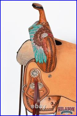 Hilason Gaited Western Trail Pleasure Endurance Horse Saddle Tan