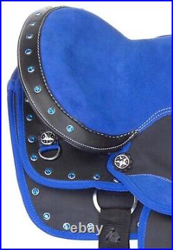 Horse Pony Saddle Western Trail Barrel Show Child Synthetic Tack Pad 10 12 13