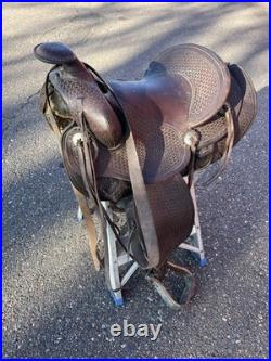 Horse Saddle 1878 Established Service British Saddlery Calvary Antique