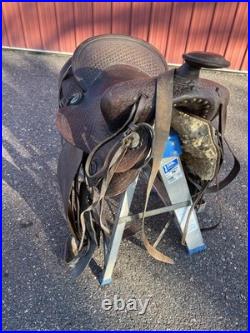 Horse Saddle 1878 Established Service British Saddlery Calvary Antique