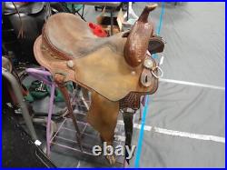 Horse Saddle-Charymane James Cactus Barrel Racing Saddle Full QH Bars