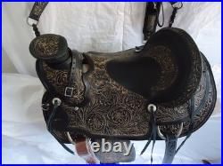 Horse Saddle Ranch Roping Wade Leather Western Roper Tree A Fork Work Trail Tack