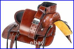 Horse Saddle Western Pleasure Trail Endurance Premium Leather Tack 15 16 17 18