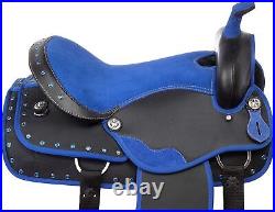 Horse Saddle Western Trail Gaited Synthetic Light Weight Tack Size 12'' To 18'