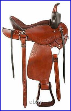 Horse Saddle Western Used Trail Gaited Custom Pro Leather Tack Set
