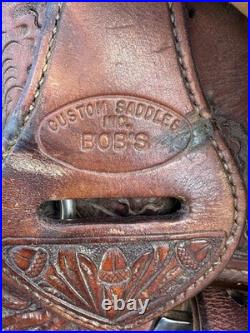 Horse Tack 15 1/2 Bob's Custom Western Show Saddle
