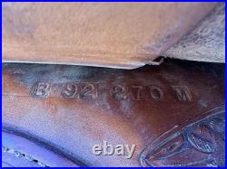Horse Tack 15 1/2 Bob's Custom Western Show Saddle