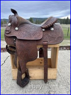 Horse Tack 15 1/2 Champion Turf Western Equitation Saddle