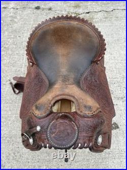 Horse Tack 15 1/2 Champion Turf Western Equitation Saddle