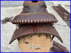 Horse Tack 15 1/2 Champion Turf Western Equitation Saddle