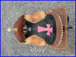 Horse Tack 15 Teskey's Barrel Racing Western Saddle