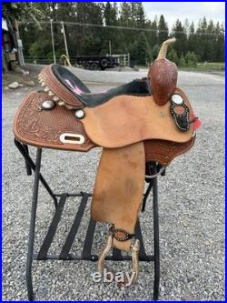 Horse Tack 15 Teskey's Barrel Racing Western Saddle