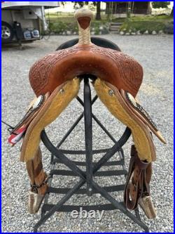 Horse Tack 15 Teskey's Barrel Racing Western Saddle