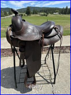 Horse Tack Antique 14 Veach Western Saddle