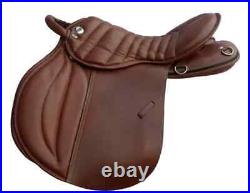 Indian leather saddle Beautiful English size 15 15.5 16 16.51717.5 Brown