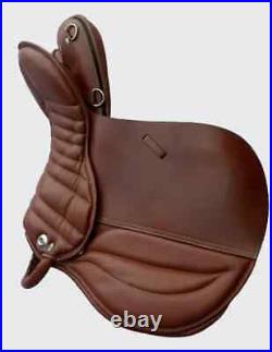 Indian leather saddle Beautiful English size 15 15.5 16 16.51717.5 Brown
