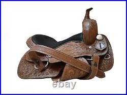 International Western Leather Horse Saddle Brown