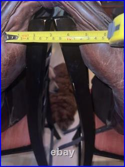 JRD English Dressage Saddle Super Comfortable 18 Seat 17 Flaps