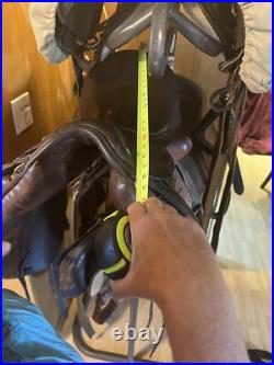 JRD English Dressage Saddle Super Comfortable 18 Seat 17 Flaps