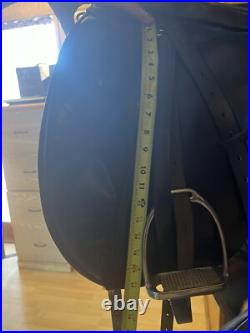 JRD English Dressage Saddle Super Comfortable 18 Seat 17 Flaps