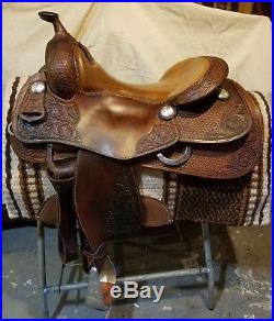 Jim Taylor Custom Reining Saddle 15.5