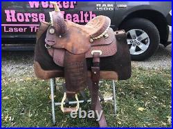 Kent Logan Trophy Barrel Racing Saddle 14