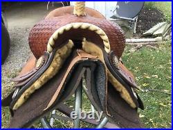 Kent Logan Trophy Barrel Racing Saddle 14