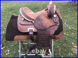 Kent Logan Trophy Barrel Racing Saddle 14