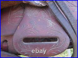 Keyston Bros. Saddle with Sterling Silver Conchos