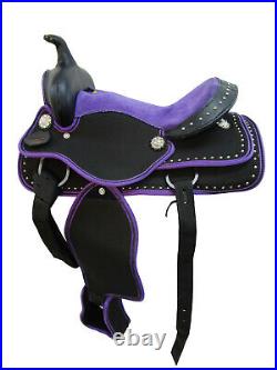 Kids Cowgirl Youth Barrel Racing Western Horse Saddle Child Trail Tack 12 13 14