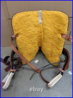 Kids Western Saddle Youth Barrel Racing Trail Pleasure Purple Used Tack Set 13