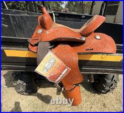 Kids western saddle Tough 1 King Series Size 12in