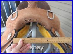 King 1545 15'' Roughout Western Training Saddle Fqhb
