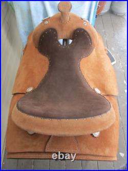 King 1545 15'' Roughout Western Training Saddle Fqhb